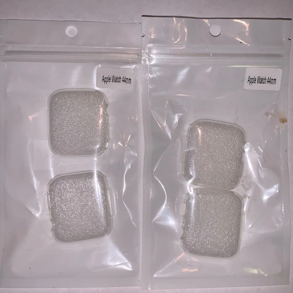 4 Clear Apple Watch 4 or 5 44mm Case Bumpers - Picture 1 of 1